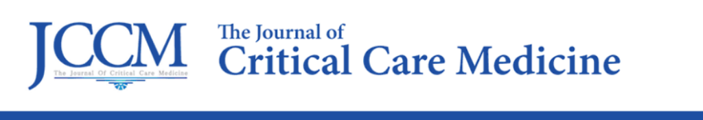 The Journal of Critical Care Medicine